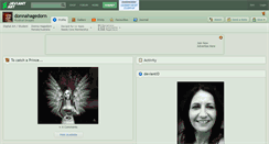 Desktop Screenshot of donnahagedorn.deviantart.com