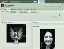 Tablet Screenshot of donnahagedorn.deviantart.com
