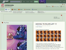 Tablet Screenshot of mintykoneko.deviantart.com