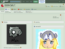 Tablet Screenshot of doodley-girl-7.deviantart.com