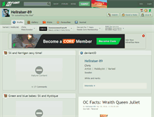 Tablet Screenshot of hellraiser-89.deviantart.com