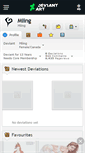 Mobile Screenshot of miing.deviantart.com