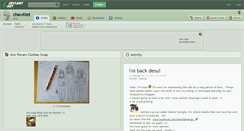 Desktop Screenshot of chawklet.deviantart.com