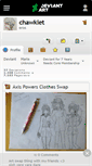 Mobile Screenshot of chawklet.deviantart.com