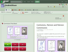 Tablet Screenshot of dinobirdofdoom.deviantart.com