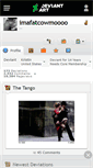 Mobile Screenshot of imafatcowmoooo.deviantart.com