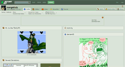 Desktop Screenshot of mangaklutz.deviantart.com