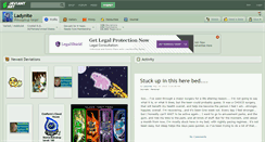 Desktop Screenshot of ladynite.deviantart.com