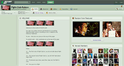 Desktop Screenshot of fight-club-rules.deviantart.com