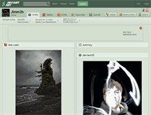 Tablet Screenshot of jimm3h.deviantart.com