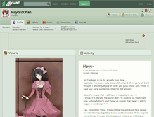 Tablet Screenshot of mayokochan.deviantart.com