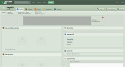 Desktop Screenshot of hayatix.deviantart.com