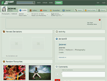 Tablet Screenshot of jazavac.deviantart.com