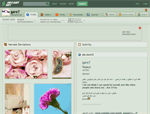 Tablet Screenshot of gare7.deviantart.com