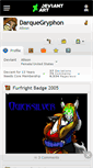Mobile Screenshot of darquegryphon.deviantart.com