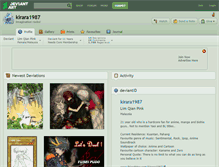 Tablet Screenshot of kirara1987.deviantart.com