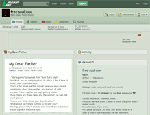 Tablet Screenshot of free-soul-xxx.deviantart.com