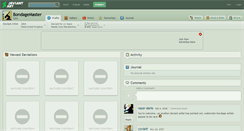 Desktop Screenshot of bondagemaster.deviantart.com