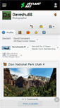 Mobile Screenshot of daveshu88.deviantart.com