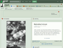 Tablet Screenshot of chaos5.deviantart.com