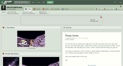 Desktop Screenshot of electricdarkness.deviantart.com