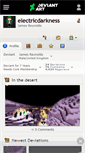 Mobile Screenshot of electricdarkness.deviantart.com