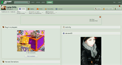 Desktop Screenshot of luna-ortis.deviantart.com