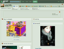 Tablet Screenshot of luna-ortis.deviantart.com