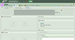 Desktop Screenshot of liesplz.deviantart.com