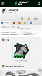 Mobile Screenshot of miseryz.deviantart.com