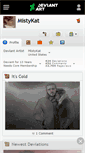 Mobile Screenshot of mistykat.deviantart.com