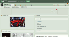 Desktop Screenshot of calzinger.deviantart.com