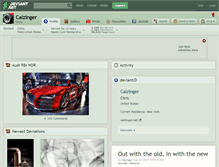 Tablet Screenshot of calzinger.deviantart.com