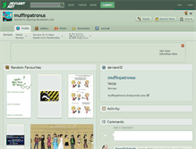 Tablet Screenshot of muffinpatronus.deviantart.com