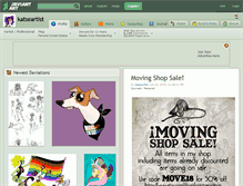 Tablet Screenshot of katseartist.deviantart.com