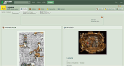 Desktop Screenshot of lupuna.deviantart.com
