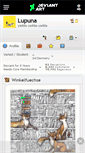 Mobile Screenshot of lupuna.deviantart.com