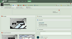 Desktop Screenshot of mickey005.deviantart.com