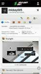 Mobile Screenshot of mickey005.deviantart.com