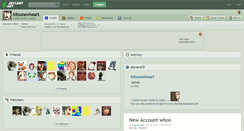 Desktop Screenshot of kitsunexheart.deviantart.com