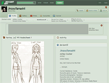 Tablet Screenshot of jinzoutamashii.deviantart.com