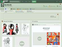 Tablet Screenshot of hkwhkw06.deviantart.com
