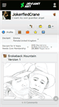Mobile Screenshot of jokerfiedcrane.deviantart.com
