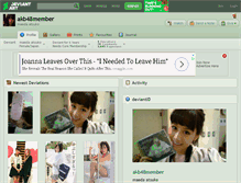 Tablet Screenshot of akb48member.deviantart.com