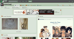 Desktop Screenshot of kaidanfangirl.deviantart.com