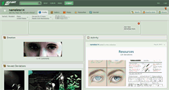 Desktop Screenshot of nameless14.deviantart.com