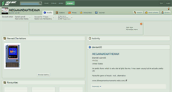 Desktop Screenshot of megamandantheman.deviantart.com