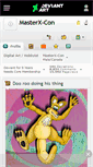 Mobile Screenshot of masterx-con.deviantart.com