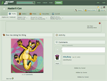 Tablet Screenshot of masterx-con.deviantart.com