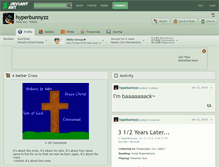 Tablet Screenshot of hyperbunnyzz.deviantart.com